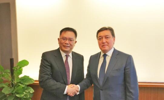 中信环境总经理郝维宝 会见哈萨克斯坦第一副总理马明
