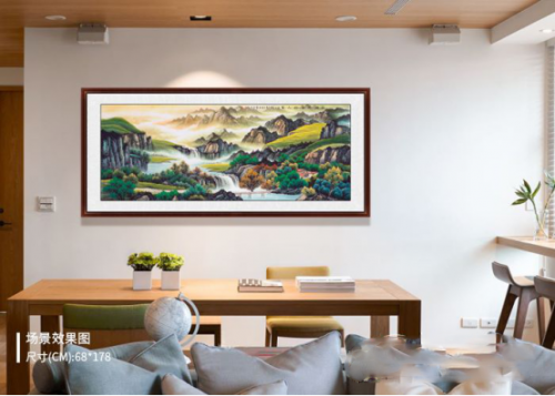 客厅软装设计丨现代家居装饰画大赏：传统与风水的完美结合