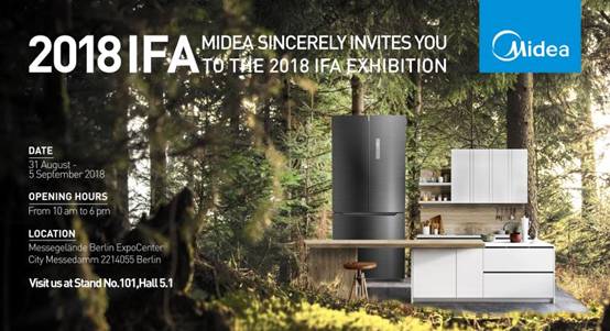 2018 IFA展开幕 全球智能冰箱领导者美的冰箱闪耀国际舞台