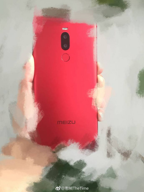 魅族Note8红色版曝光 用后置指纹颜值在线