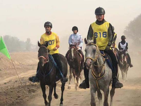 2018中国安平国际马联（FEI）耐力达标赛开赛滹沱河畔展开角逐