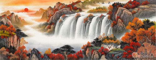 风水与艺术的完美结合，广西美女画家刘燕姣作品浅析