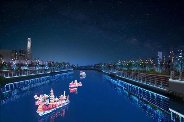 欧普照明亮相古镇国际灯光节，助力中国照明行业走向世界舞台