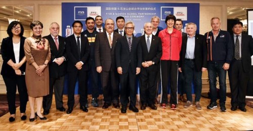 FIVB迎来中国水企，百岁山成国际排联全球合作伙伴