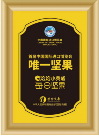 首届国际进博会唯一坚果洽洽小黄袋成中国美食名片