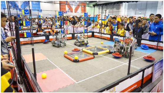 第十二届腾讯杯青少年vex机器人亚洲锦标赛开赛
