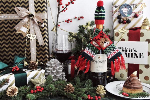 为波尔多葡萄酒穿上温暖新装 随时随意调配圣诞专属香气