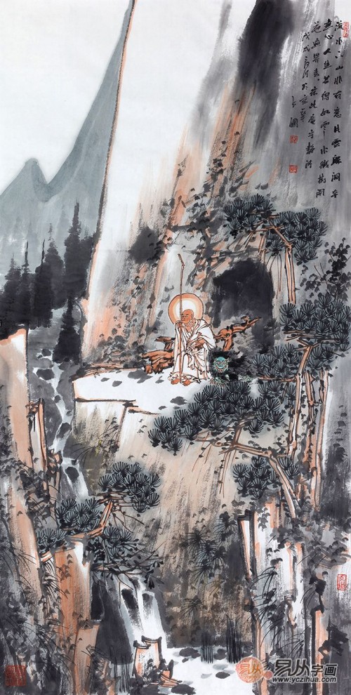中国画院驻院画家鞠占圃作品欣赏 “禅”不是说说而已