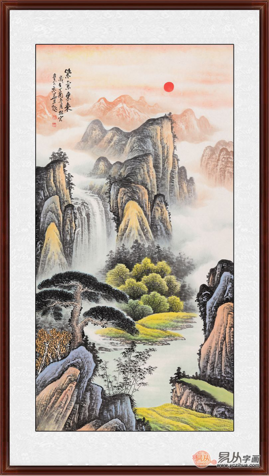 客厅沙发背景墙挂画新知 易从告诉你客厅东墙挂什么画好