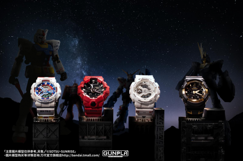 G-SHOCK潮流经典致敬动漫史诗——高达40周年特别纪念合作款腕表