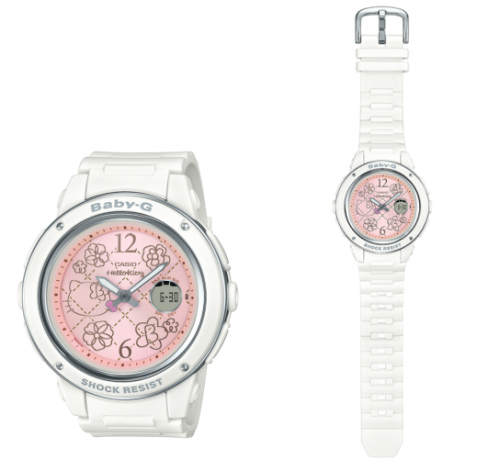 BABY-G × Hello Kitty合作款新系列发布 再现90年代年轻人流行菱格纹设计