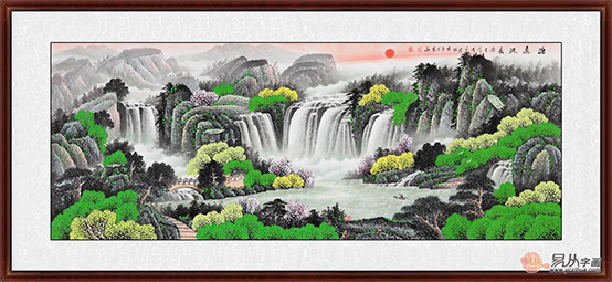 画家李林宏风水画作品寓意解析 家里装修的朋友可以看看