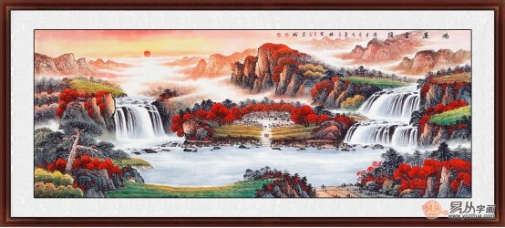 画家李林宏风水画作品寓意解析 家里装修的朋友可以看看