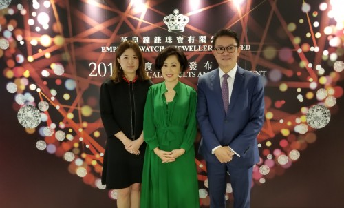 英皇钟表珠宝2018年全年纯利上升68%至2.69亿港元