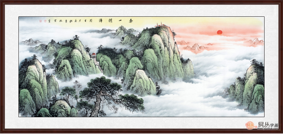 画家李林宏风水画作品寓意解析 家里装修的朋友可以看看