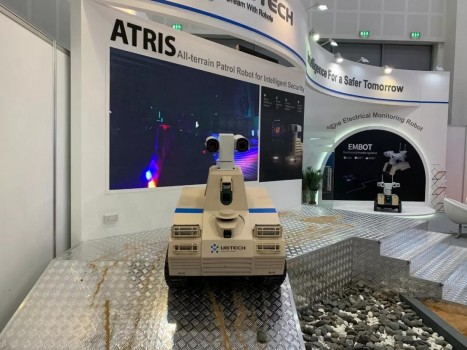 优必选ATRIS（安巡士）机器人亮相Intersec：智能安防获好评