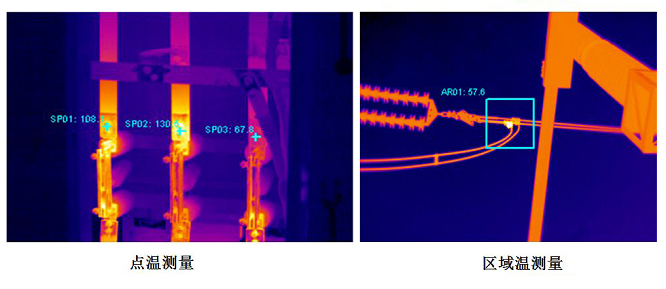 红外相机云台+普宙工业无人机在电力巡检领域的燃烧过程