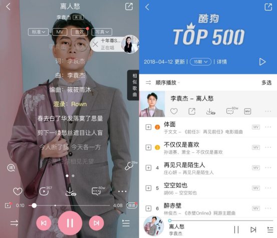 酷狗Top500李袁杰再登酷狗首唱《人辞故》