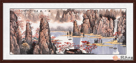 画家李林宏风水画作品寓意解析 家里装修的朋友可以看看