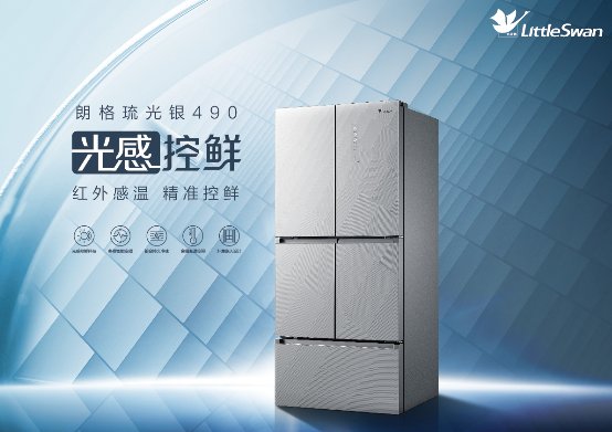 领鲜科技，匠造不凡——小天鹅冰箱朗格琉光银490系列全新上市