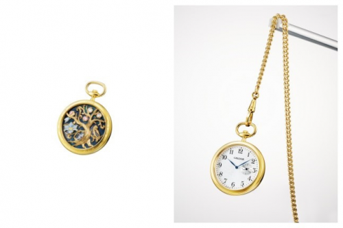 银座和光| Credor45周年纪念限定立体镂金怀表，这谁顶得住啊！