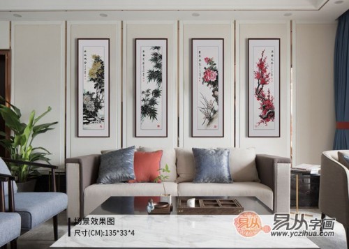 客厅挂国画什么好？易从网精选的五款花鸟国画，经典