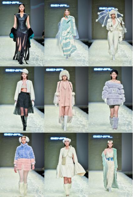 GENIAL·张锦浩中国国际时装周 沈梦辰蒋瑶佳刘萌萌刘丹助力大秀