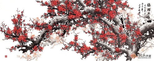 客厅装饰画挂什么好 为何中国人都喜欢梅花图呢