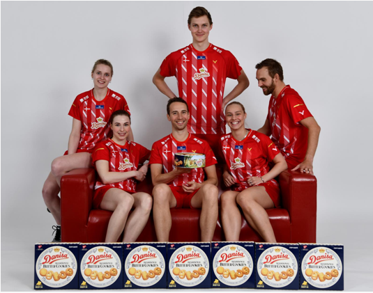 丹麦羽毛球队携手皇冠丹麦曲奇 征战2019苏迪曼杯