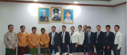 恒益集团董事长段治葵一行与缅甸曼德勒省政府举行投资洽谈