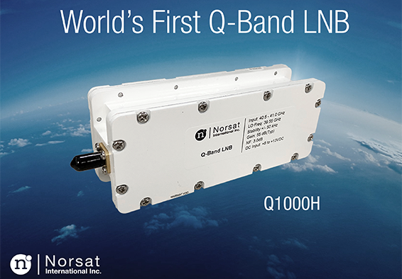 海能达全资子公司Norsat发布全球首款Q-BAND LNB
