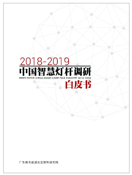 数知科技智慧灯杆项目入选《2018-2019中国智慧灯杆调研白皮书》