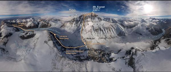 国家地理杂志使用大疆无人机首次拍摄珠峰全景照片