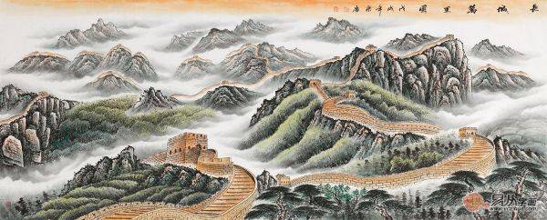宋唐家居装饰画欣赏，带你感受山水画意境之美