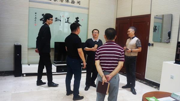 广州杰赛科技股份有限公司成总一行来天诚智能集团参观考察
