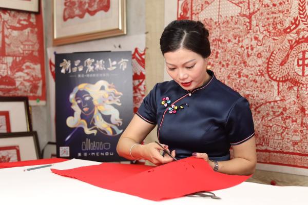 当剪纸艺术邂逅时尚彩妆有多美？MENOW 美诺维纳斯告诉你