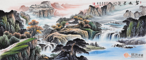 当代名家山水风景画赏析：雅静淡远 以韵取胜