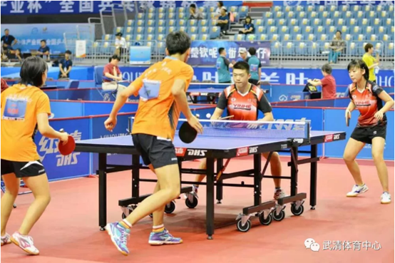 2019“中体产业杯”全国乒乓球锦标赛于今日在武清体育中心盛大开幕