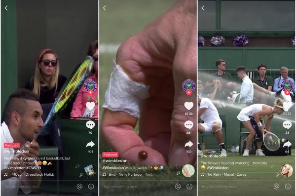 温网入驻短视频平台TikTok 为球迷提供精彩赛事内容