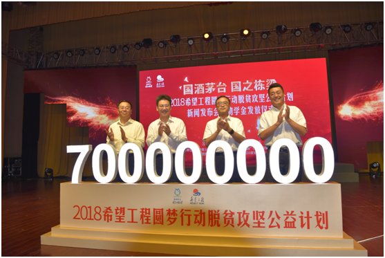 “中国茅台·国之栋梁”2019脱贫攻坚公益计划将启动，又助力2万贫困学子！