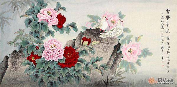 梧桐为树中之王,相传是灵树,能知时知令。《闻见录》:梧桐百鸟不敢栖,止避凤凰也。作为百鸟之王的凤凰身怀宇宙,非梧桐不栖。可见梧桐是高贵的。梧桐花是在春季里晚开的花朵,有着恬淡的气息,给人一种优雅的心情,时刻保持平静的心态。选择合适的家居装饰画不但能提高家居的雅气,和谐的家庭氛围,还能够提升我们的个人情操,个人修养,个人魅力,展现个人的美学价值。 【易从网】,一家致力于传播中国传统书画文化,引领当代书画艺术品运用于装饰、送礼、收藏的专业字画商城。让艺术走近大众,提升国民艺术水平是我们的使命和追求。登录