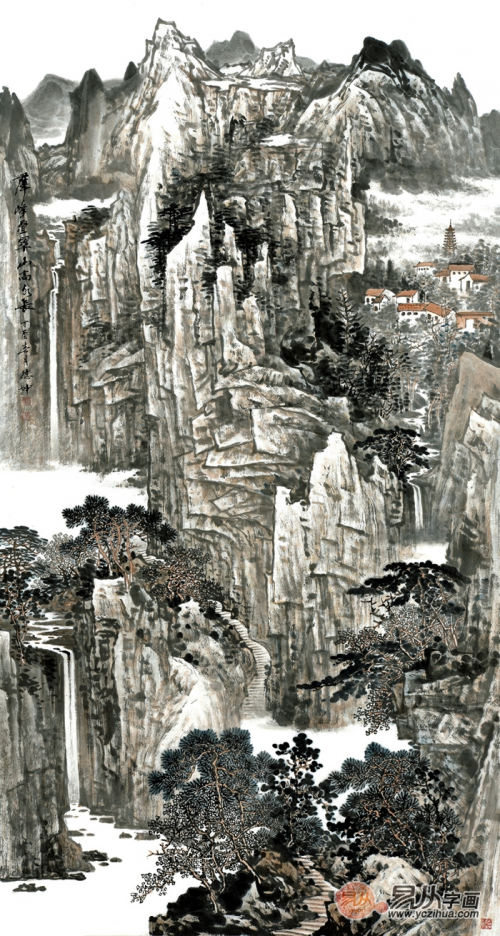 当代实力派画家林德坤国画山水画精选，品味艺术的魅力