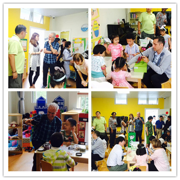 美国梅森孔子学院参观访问上海闵行晓苗幼儿园