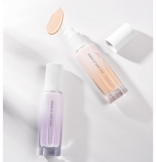 学乔欣俏皮妆容打扮 稚优泉柔纱透肌隔离霜用起来