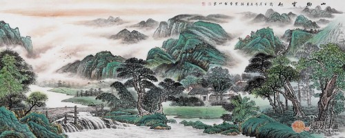 典藏办公室山水画，有气势更有品位