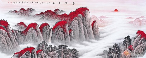 典藏办公室山水画，有气势更有品位