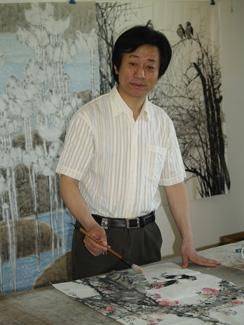 当代著名写意花鸟画家王忠义作品：花香鸟语、生机勃勃