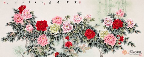 客厅的沙发背景墙千万别空着，选对挂画让你眼前一亮!