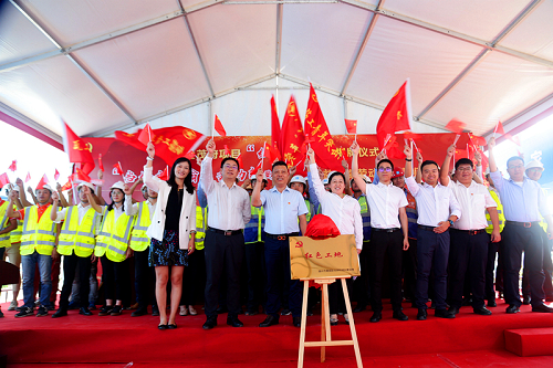 鹿城金茂府项目＂创红色工地 建标杆工程＂