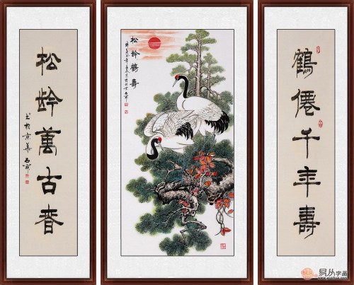 经典的客厅挂画，名家石开花鸟画佳作，每一幅都美的醉人